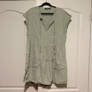 Missguided Plus Mint Green Dress